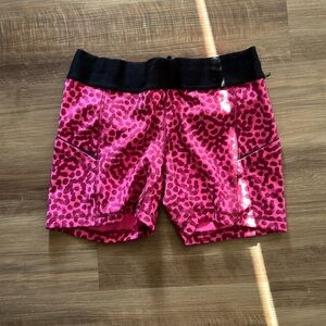 Lululemon pink biker shorts
